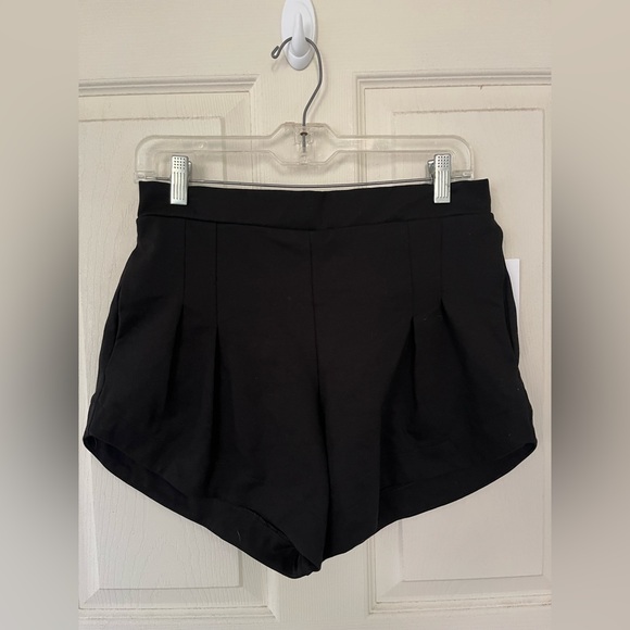 NWT Allison Izu diamond head short black twill pointe shorts size small - Picture 2 of 7
